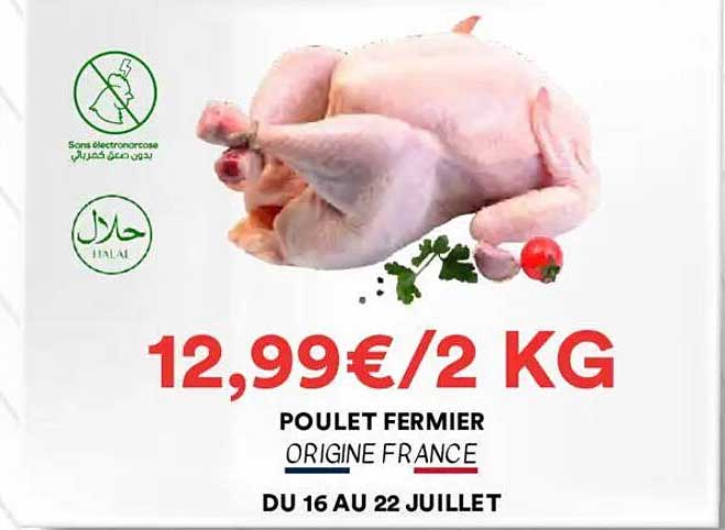 Poulet Fermier Origine France