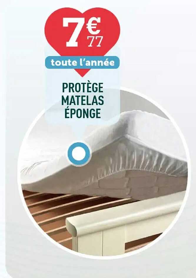 PROTÈGE MATELAS ÉPONGE