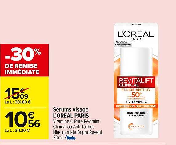 Sérums visage L'ORÉAL PARIS