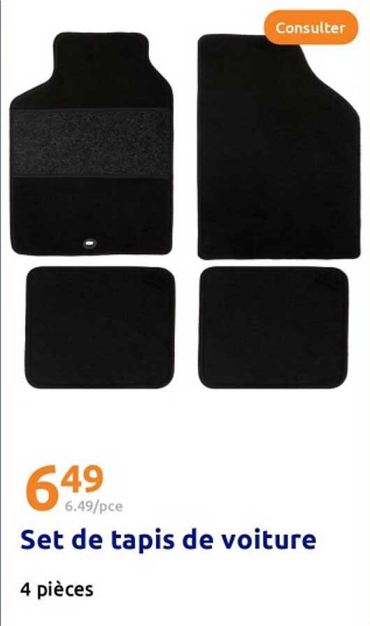 Set de tapis de voiture