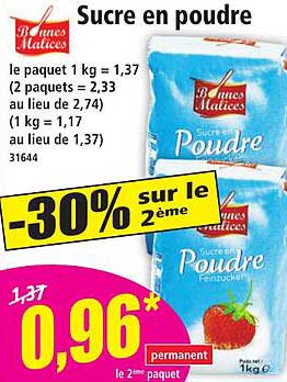 Sucre en poudre