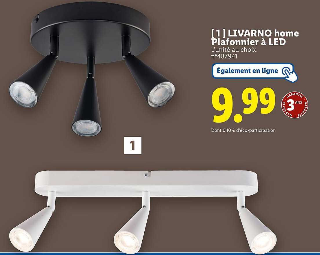 [1] LIVARNO home Plafonnier à LED