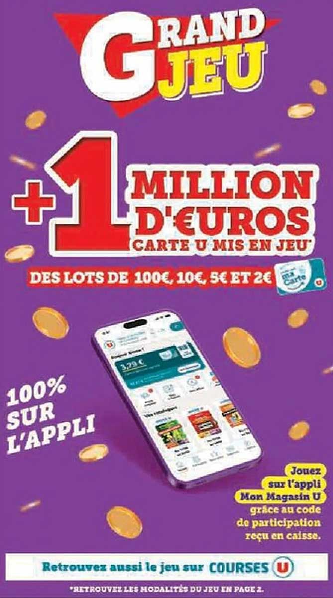 +1 MILLION D'EUROS