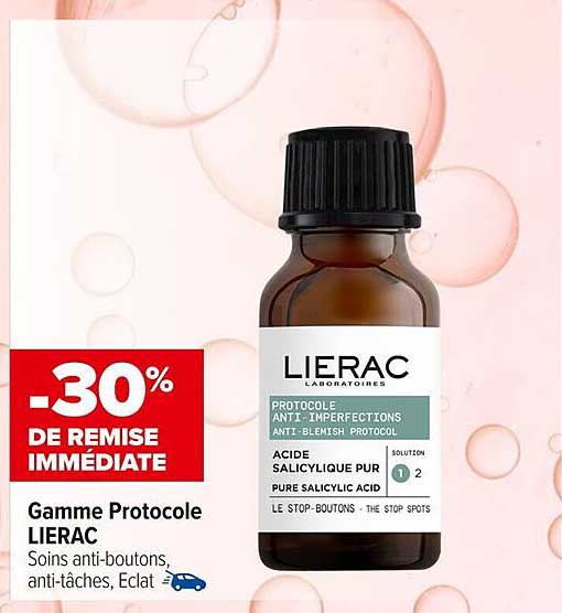-30% DE REMISE IMMÉDIATE