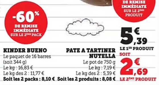 -60% DE REMISE IMMÉDIATE SUR LE 2ÈME PACK