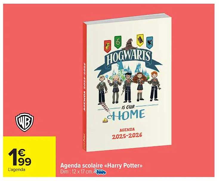 Agenda scolaire «Harry Potter»