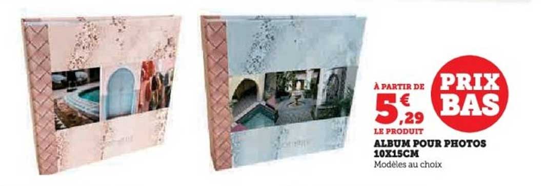 ALBUM POUR PHOTOS 10X15CM