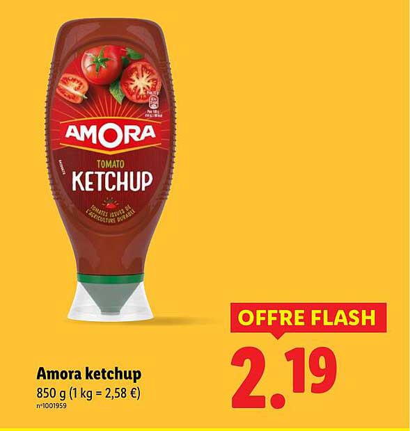 Amora ketchup