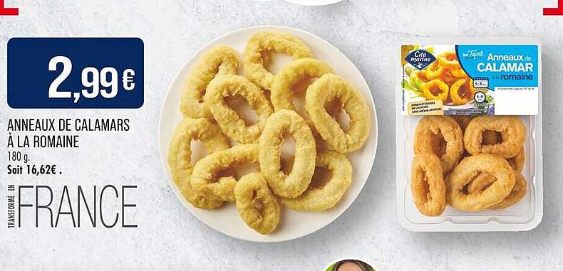 ANNEAUX DE CALAMARS À LA ROMAINE