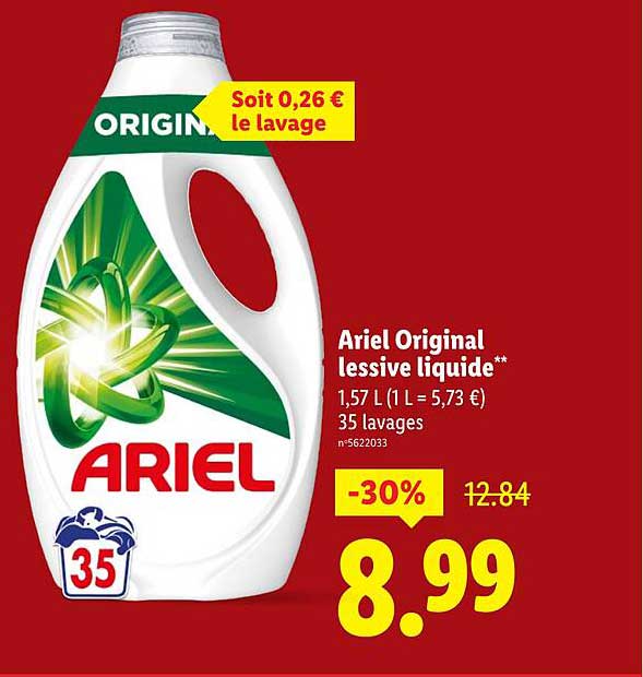 Ariel Original lessive liquide**