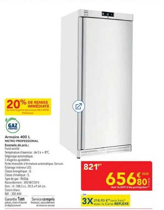 Armoire 400 L METRO PROFESSIONAL