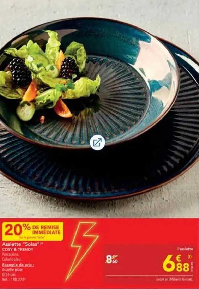 Assiette "Solas"