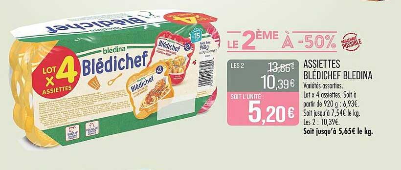 ASSIETTES BLÉDICHEF BLEDAIN