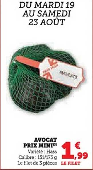 AVOCAT PRIX MINI
