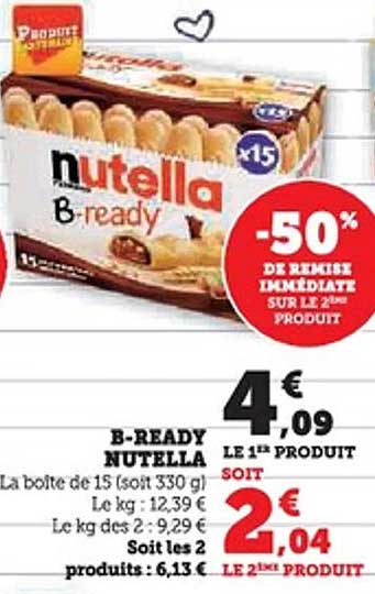 B-READY NUTELLA