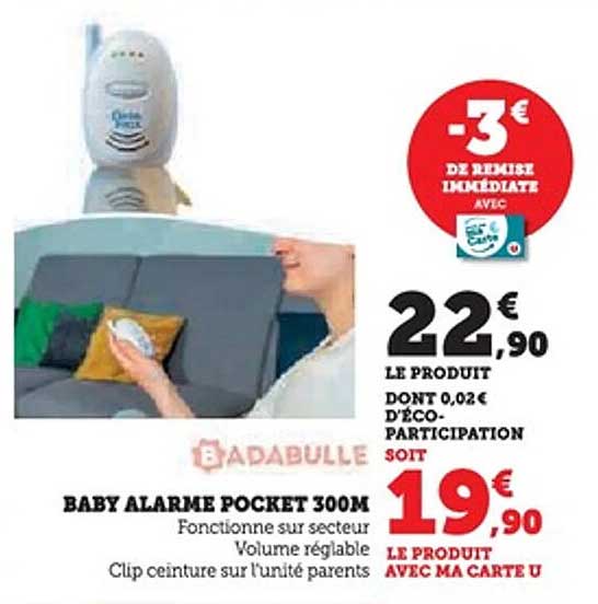 BABY ALARME POCKET 300M