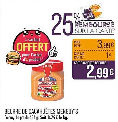 BEURRE DE CACAHUÈTES MENGUY’S