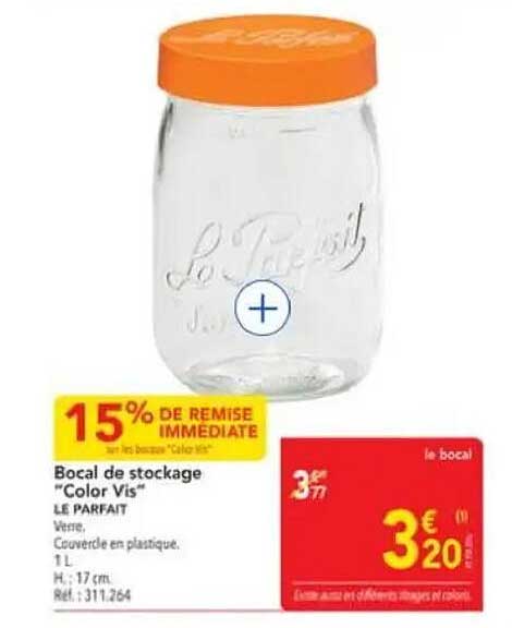 Bocal de stockage "Color Vis"