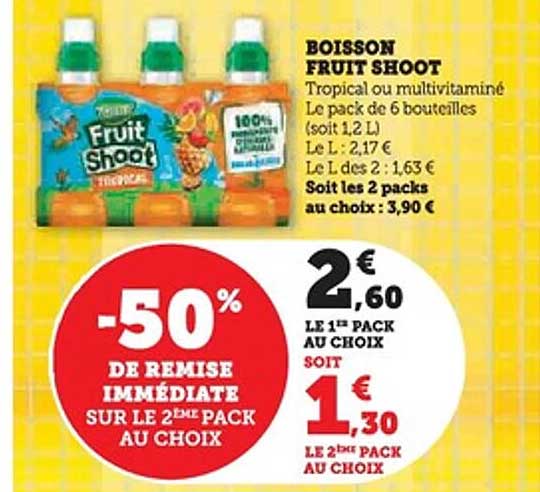 BOISSON FRUIT SHOOT