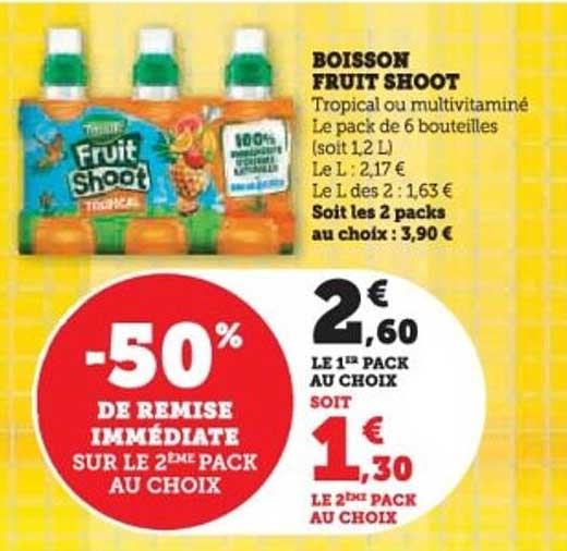 BOISSON FRUIT SHOOT