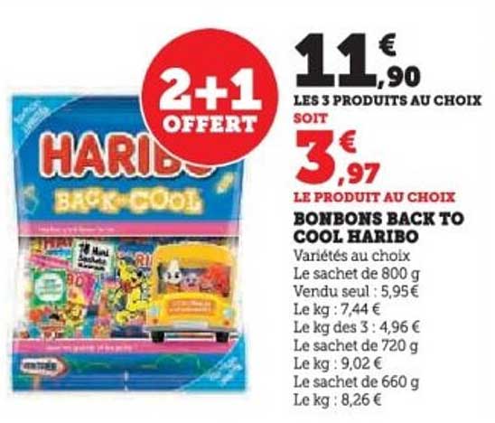 BONBONS BACK TO COOL HARIBO