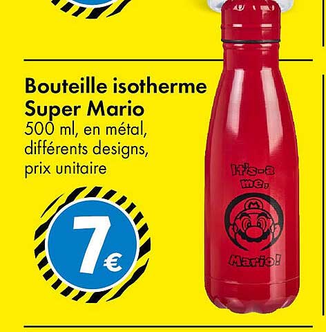Bouteille isotherme Super Mario