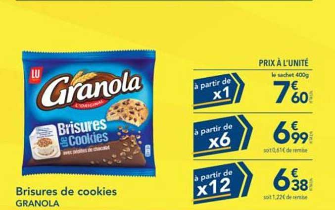 Brisures de cookies