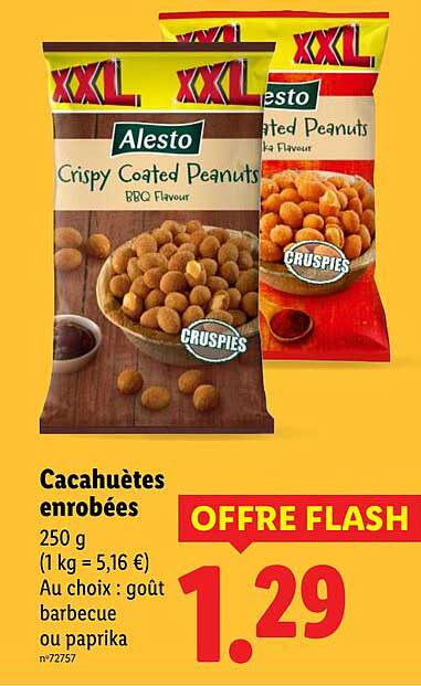 Cacahuètes enrobées