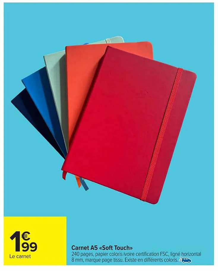 Carnet A5 «Soft Touch»