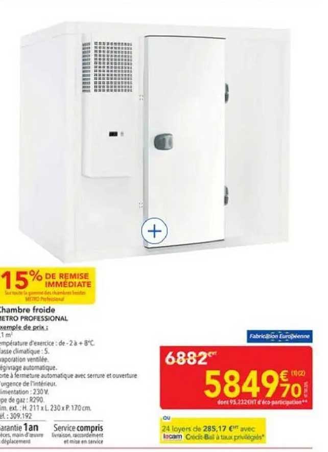 Chambre froide METRO PROFESSIONAL