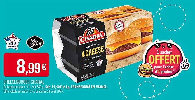 CHEESEBURGER CHARAL