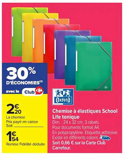 Chemise à élastiques School Life tonique
