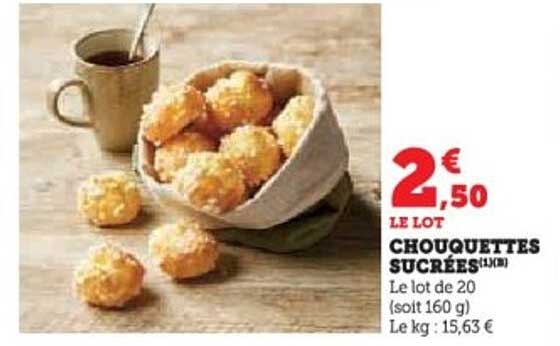 CHOUQUETTES SUCRÉES