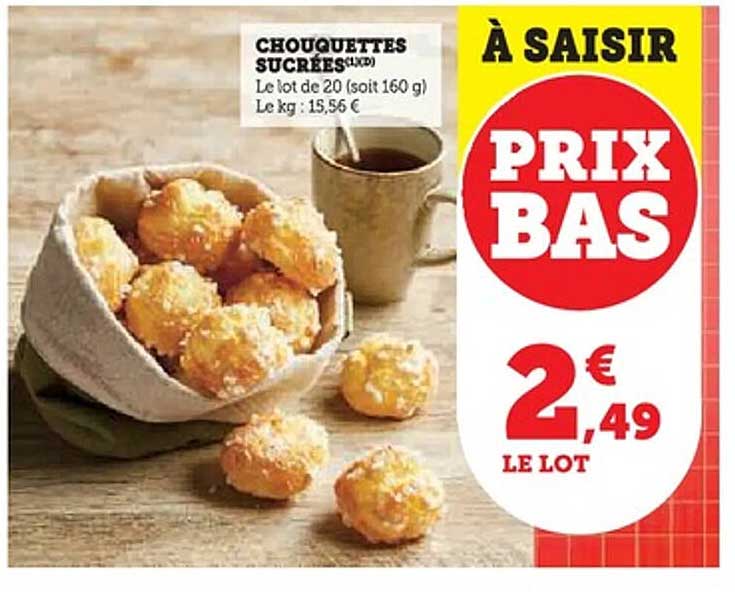 CHOUQUETTES SUCRÉES