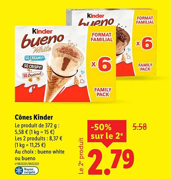 Cônes Kinder