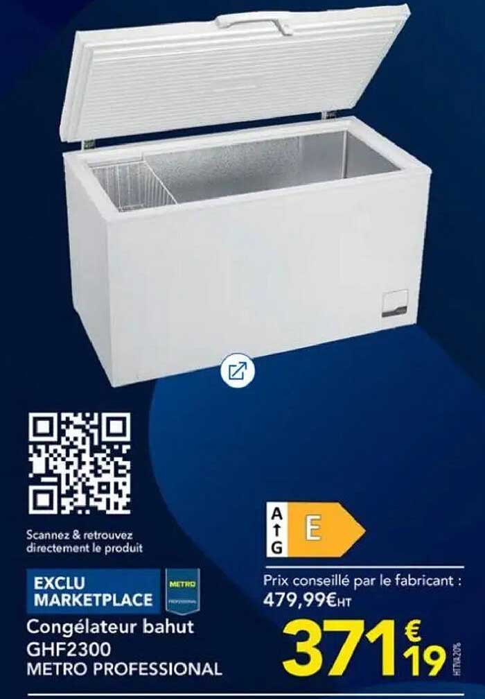 Congélateur bahut GHF2300 METRO PROFESSIONAL