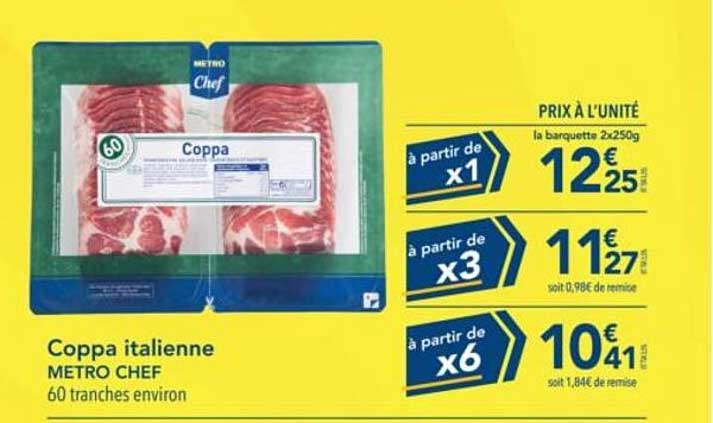 Coppa italienne METRO CHEF
