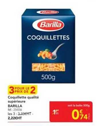 Coquillette qualité supérieure