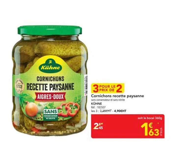 Cornichons recette paysanne AIGRES-DOUX