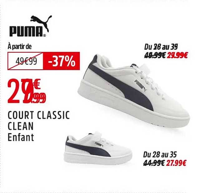 COURT CLASSIC CLEAN Enfant