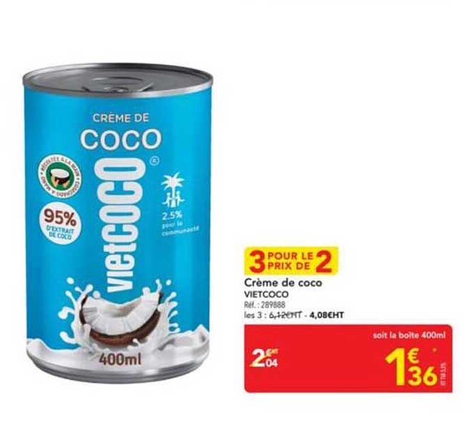Crème de coco VIETCOCO
