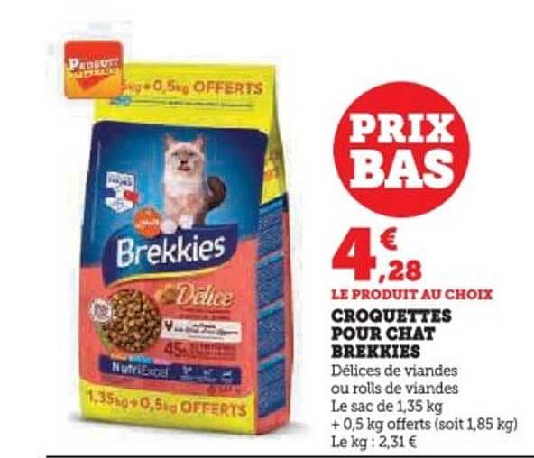 CROQUETTES POUR CHAT BREKKIES