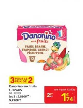 Danonino aux fruits