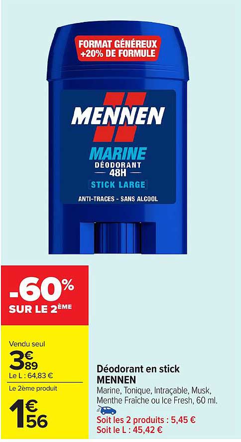 Déodorant en stick MENNEN