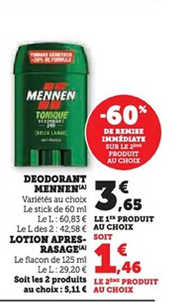 DEODORANT MENNEN