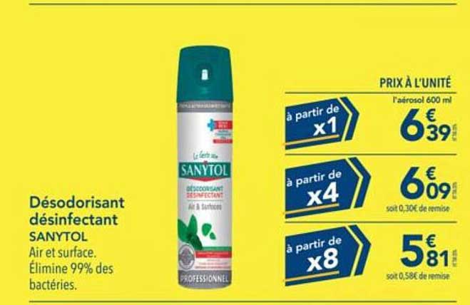 Désodorisant désinfectant SANYTOL