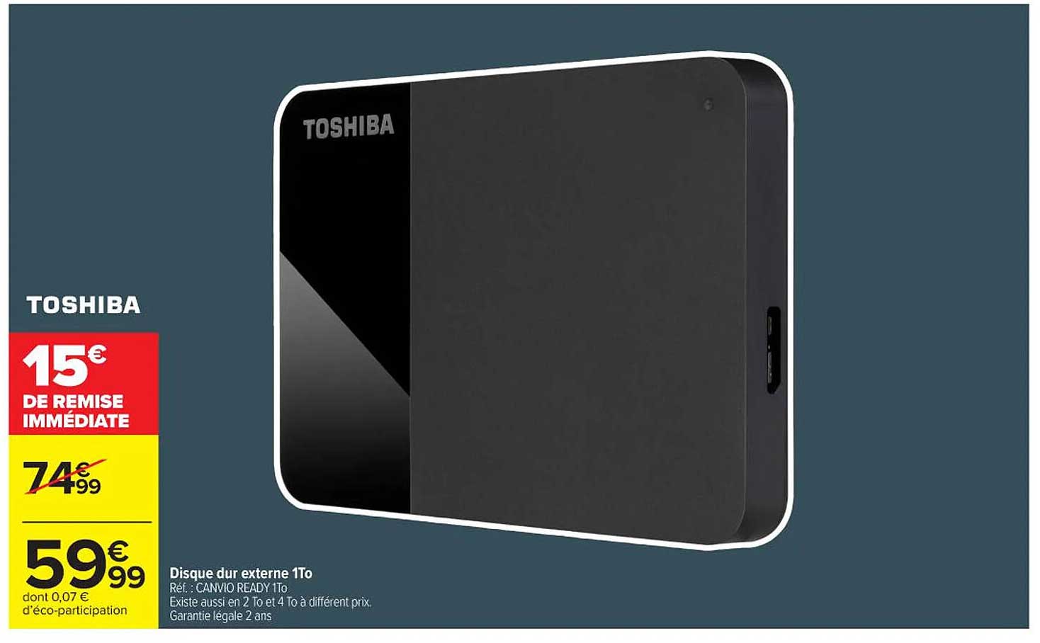 Disque dur externe 1To