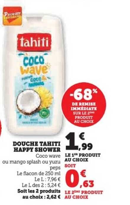 DOUCHE TAHITI HAPPY SHOWER