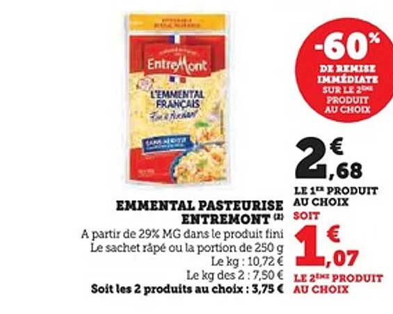 EMMENTAL PASTEURISE ENTREMONT