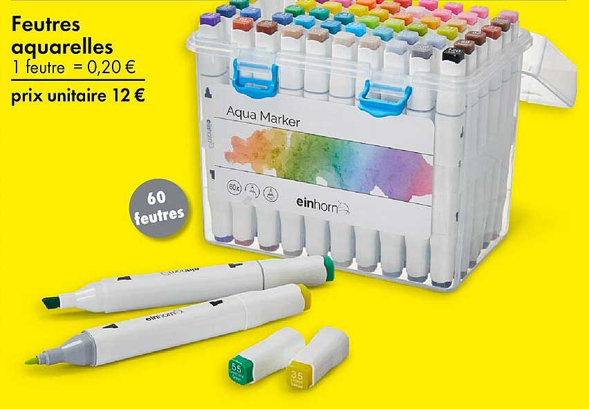 Feutres aquarelles